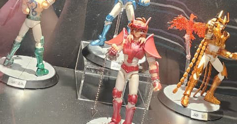 Blokees: fotos dos model kits (bonecos) dos Cavaleiros do Zod�aco no evento Anime Friends 2026!