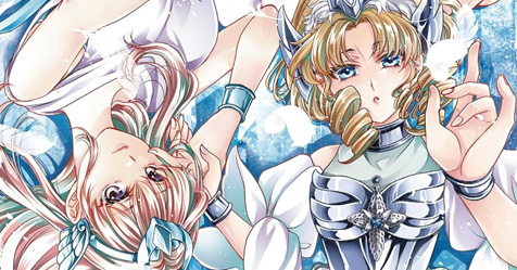 Saint Mariya: capa do 3� mang� tankobon japon�s do spin-off shoujo dos Cavaleiros do Zod�aco!