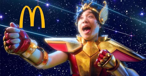 McDonalds: a��o promocional da rede de fast-food no Jap�o com Saint Seiya + veja o v�deo e mais detalhes!