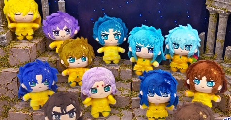 Pel�cia: bonecos dos Cavaleiros de Ouro dispon�veis no Jap�o!