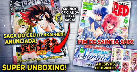 SUPER UNBOXING: fim de Saintia Sh� Memories + novo an�ncio da Saga do C�u dos Cavaleiros do Zod�aco!