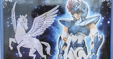 Cloth Myth EX: fotos da caixa do boneco do Seiya de P�gaso comemorativo pelos 40 anos dos Cavaleiros do Zod�aco!